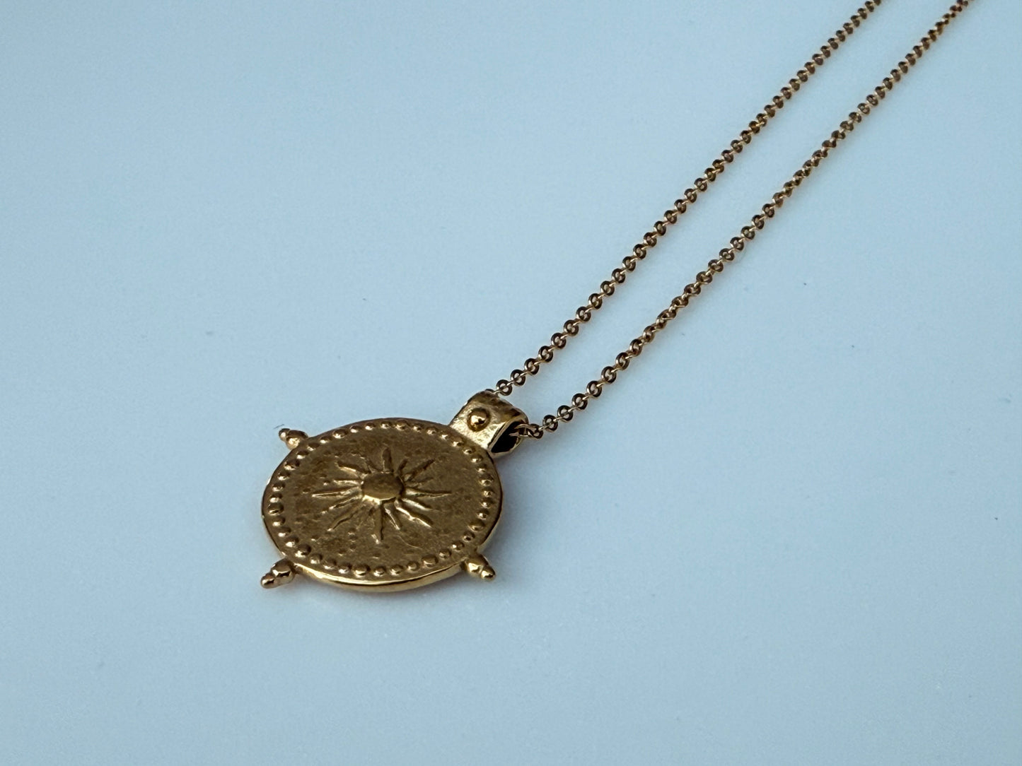 Gold Compass Necklace