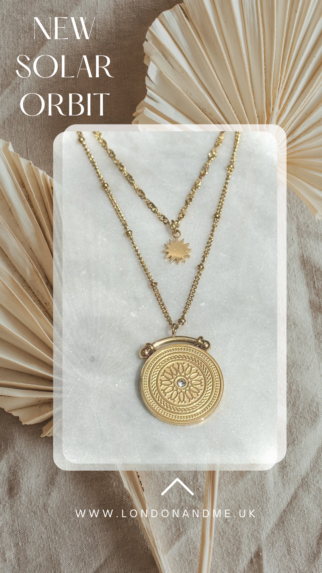 Solar Orbit double necklace