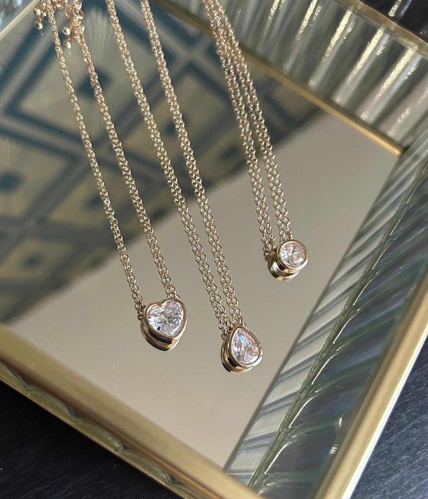 Simple Crystal Necklace